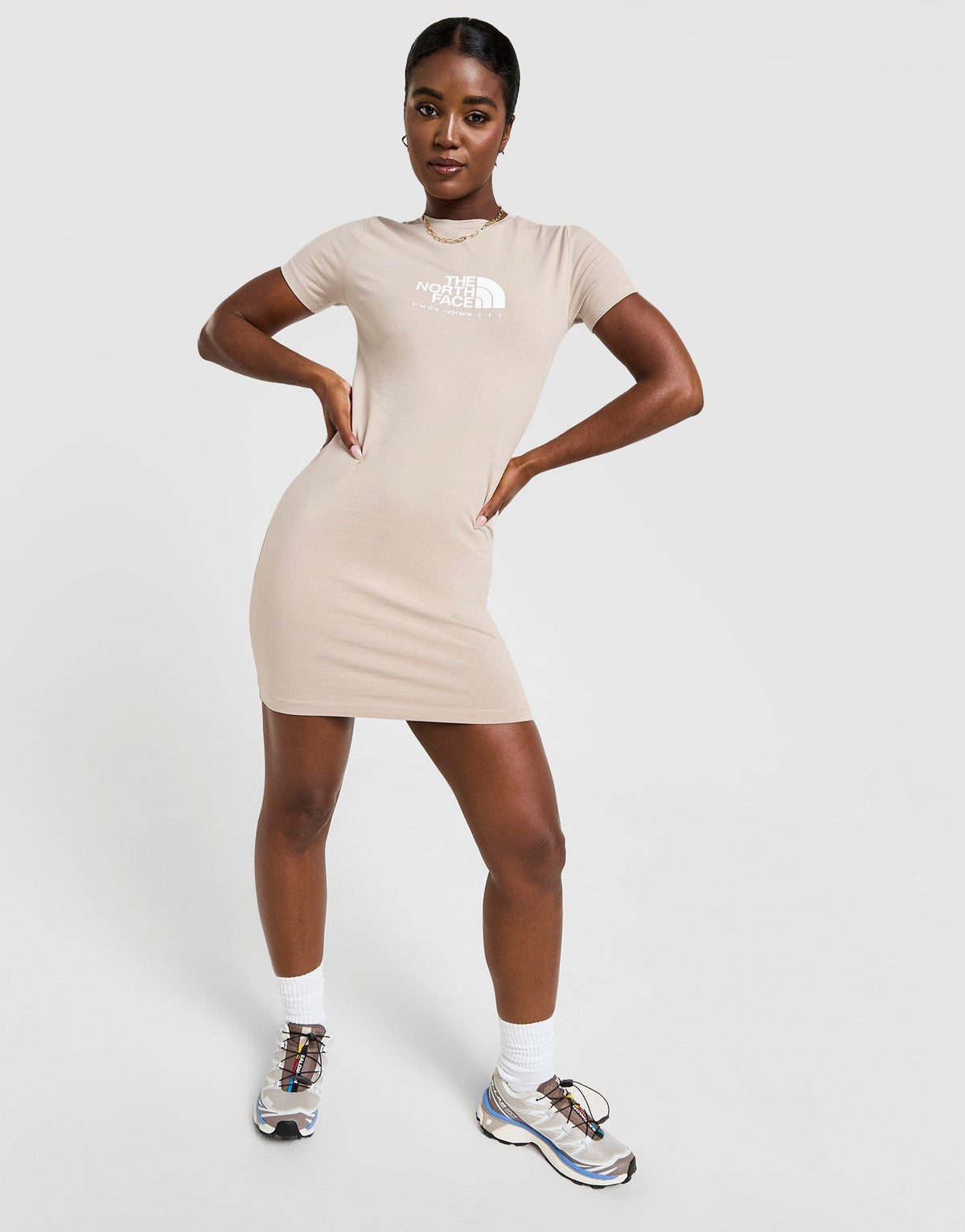 Tech Shine Slim Dress