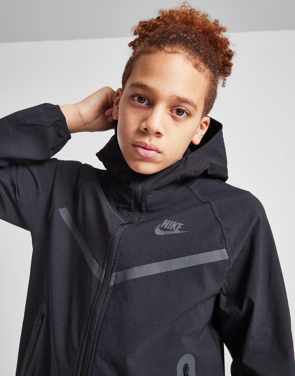 Tech Woven Full Zip Jacket Junior's