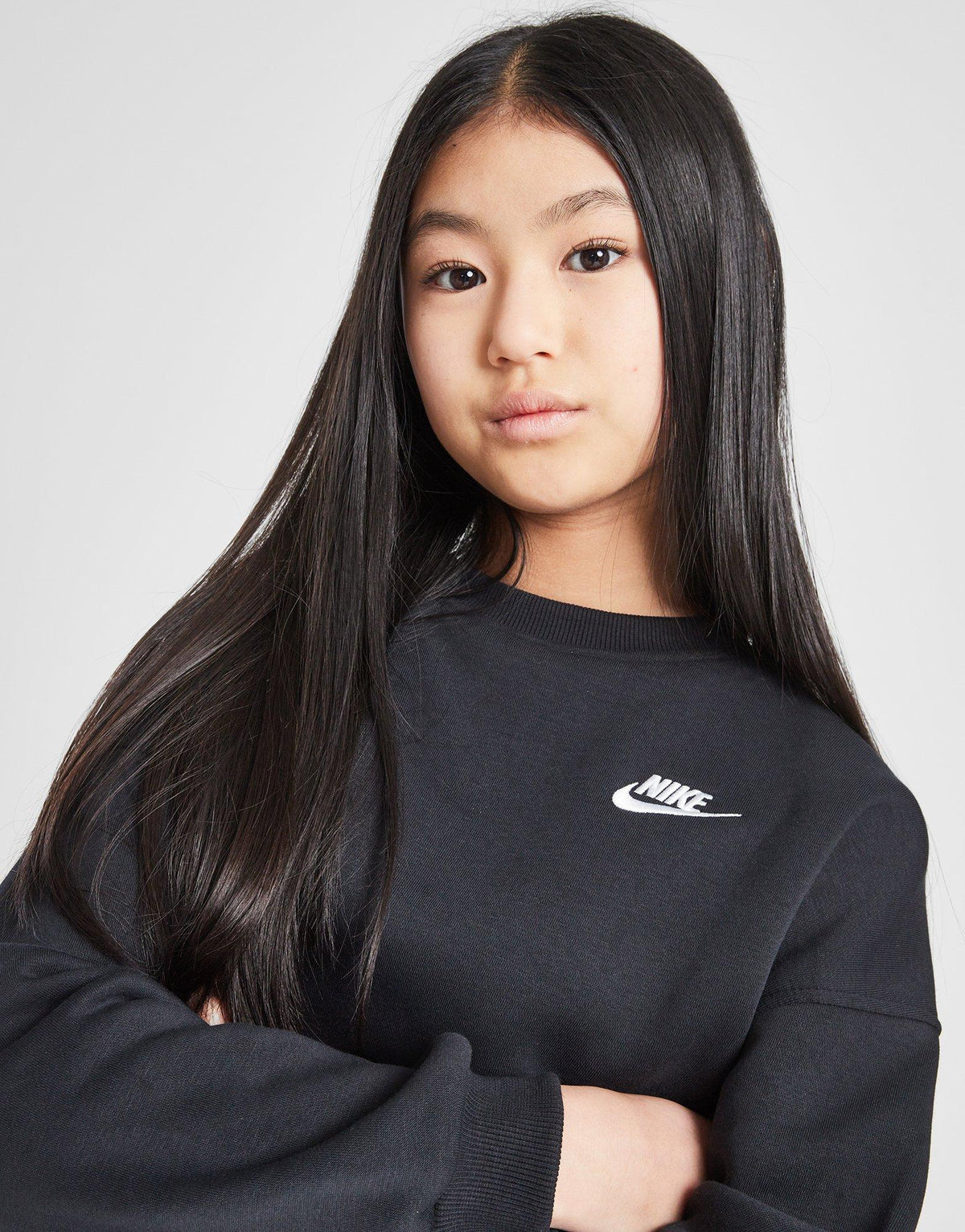 Club Crop Crew Sweatshirt Junior's