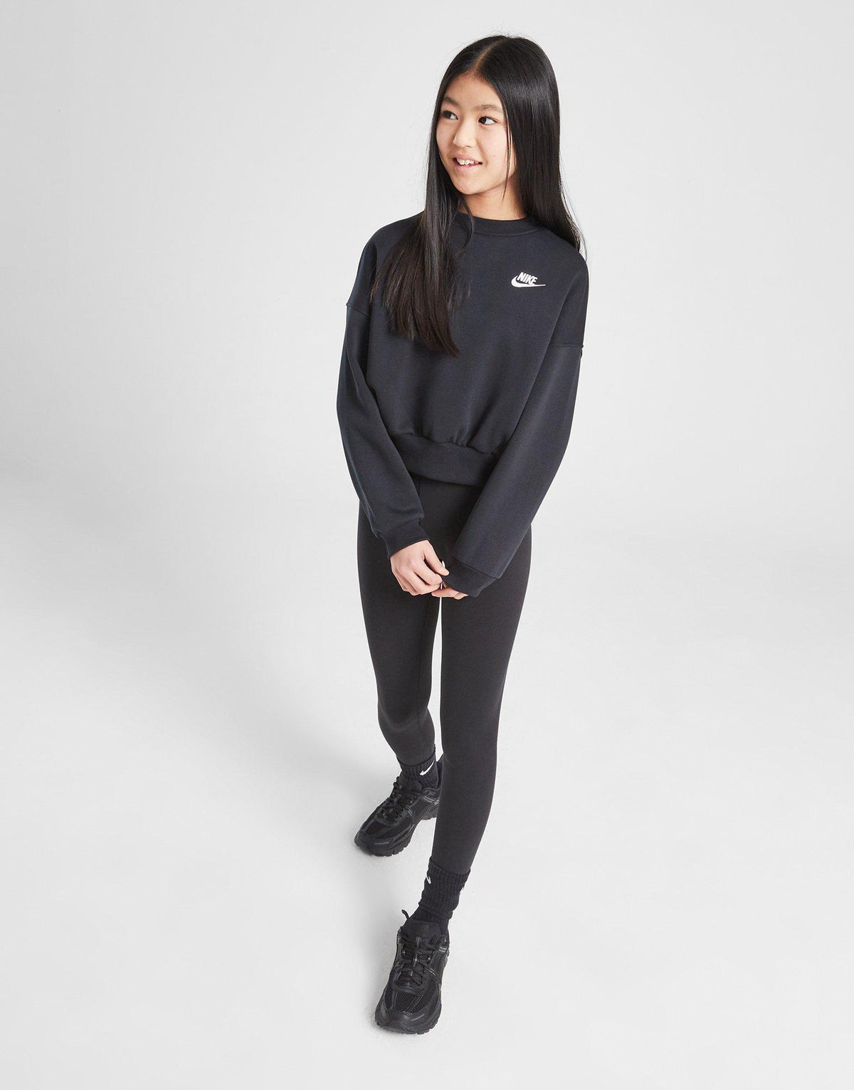 Club Crop Crew Sweatshirt Junior's