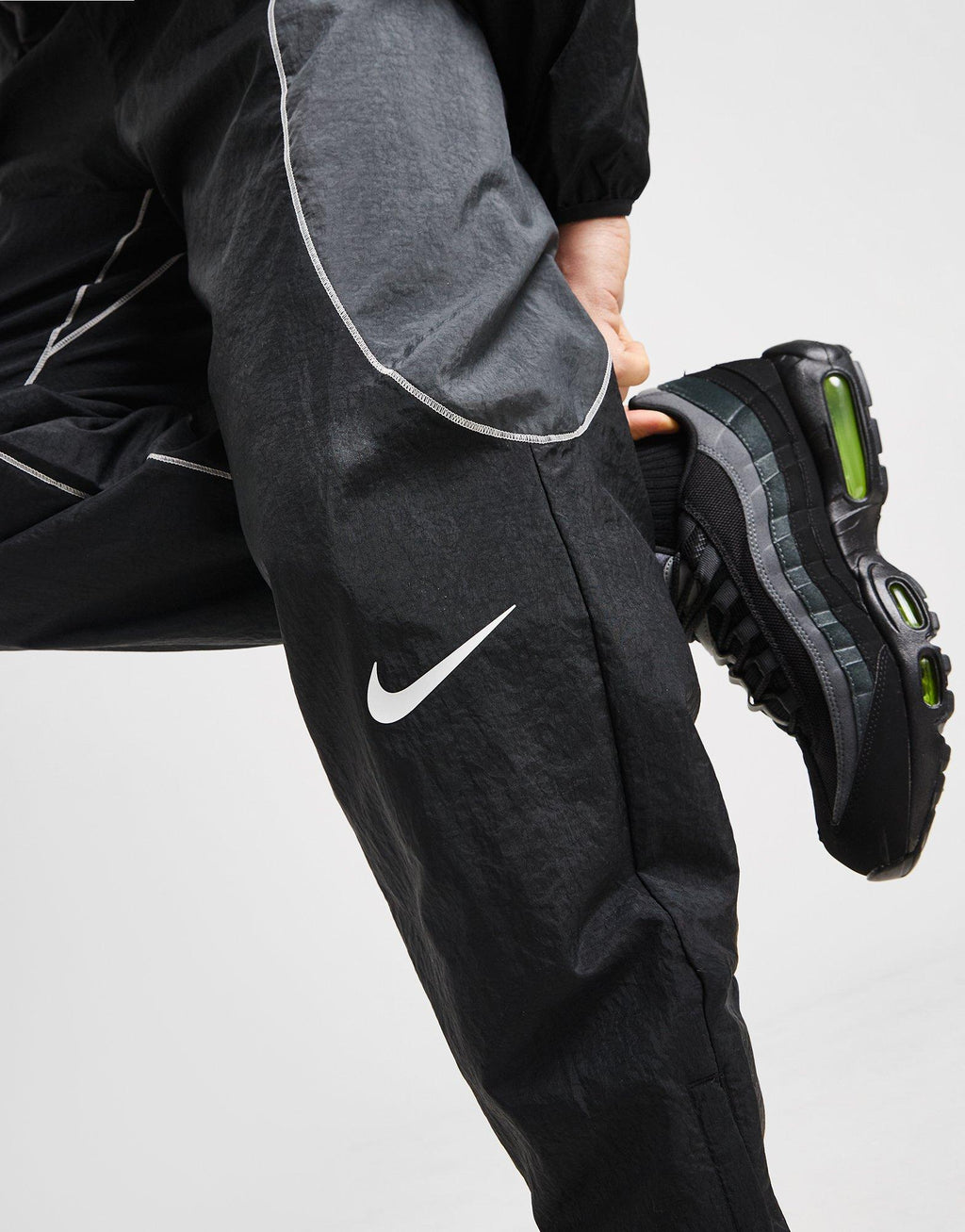 Woven Stitch Track Pants