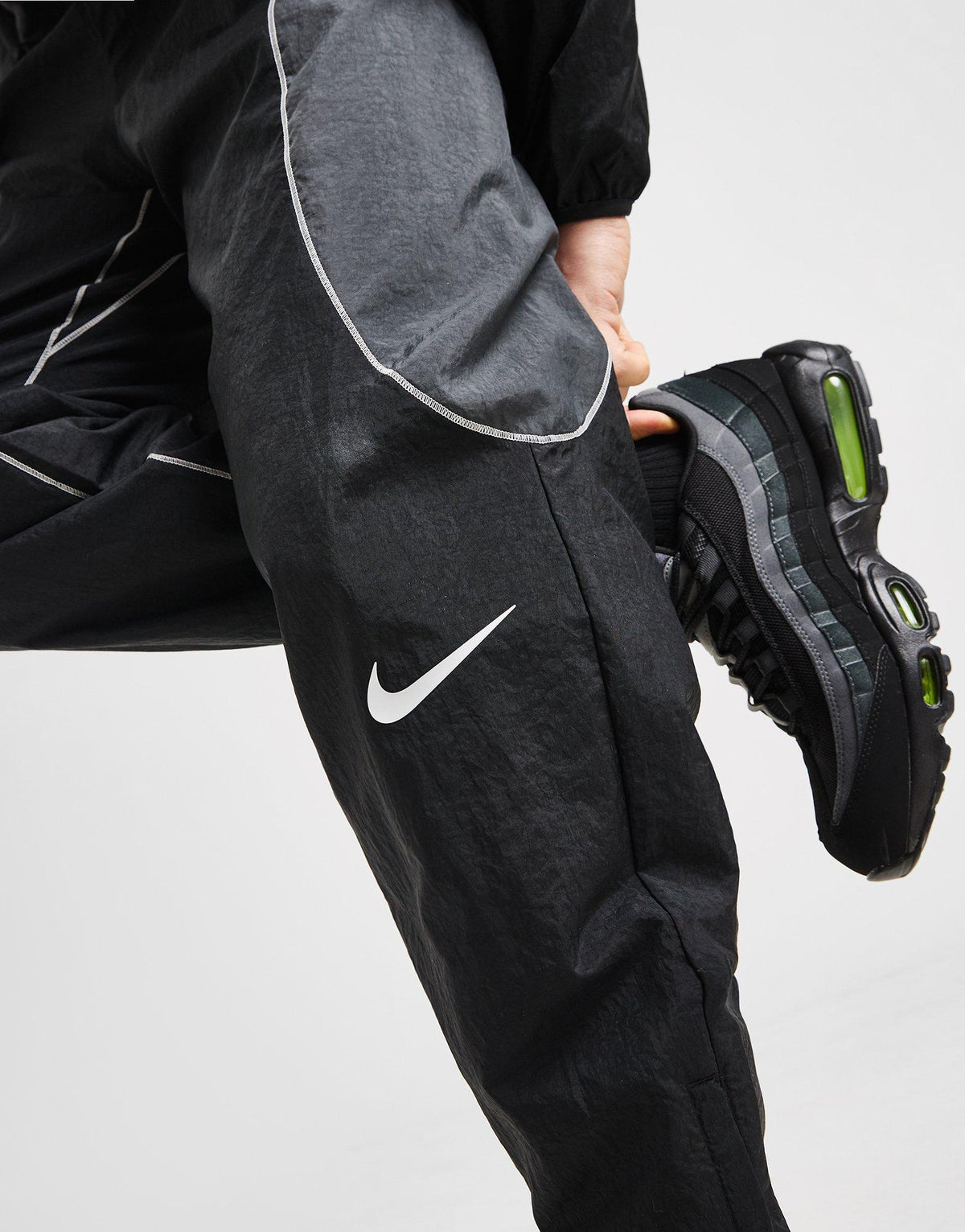 Woven Stitch Track Pants