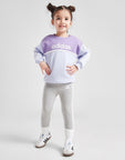 Girls' Linear Crew Tracksuit Infant