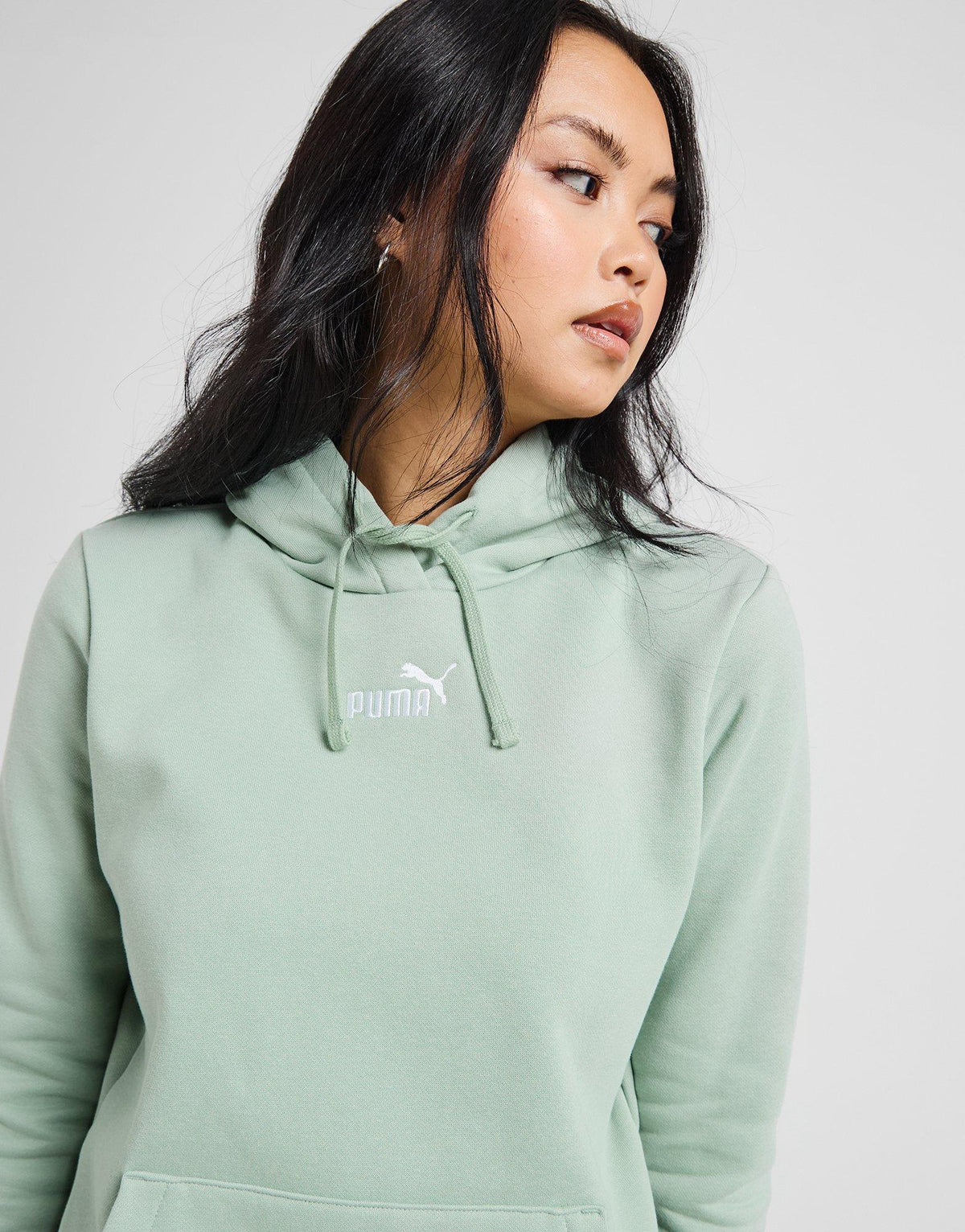 Small Logo Embroidered Hoodie