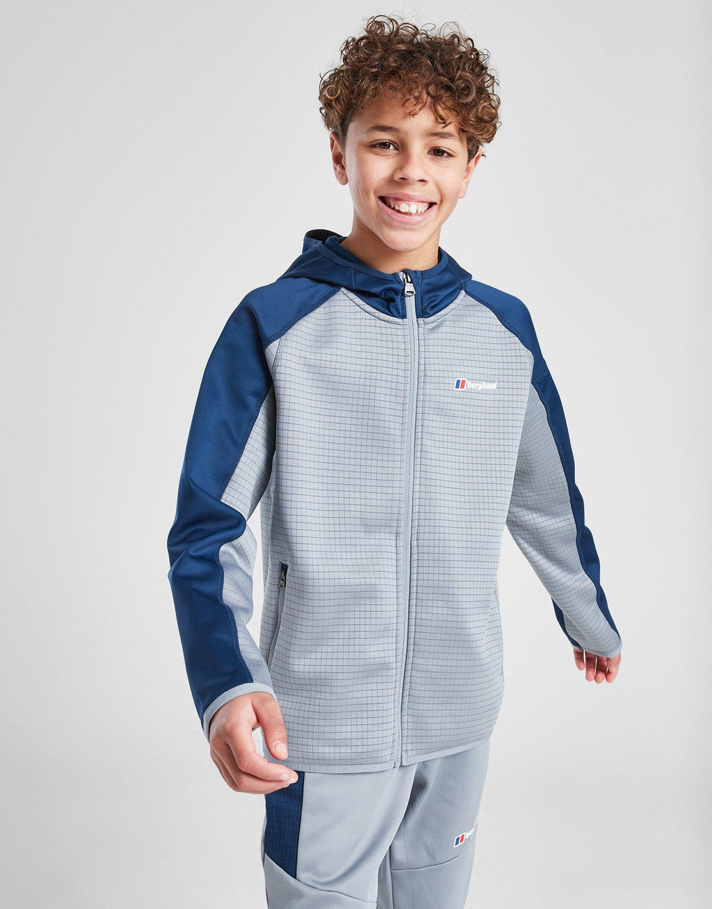 Grid Full-Zip Hoodie Junior's
