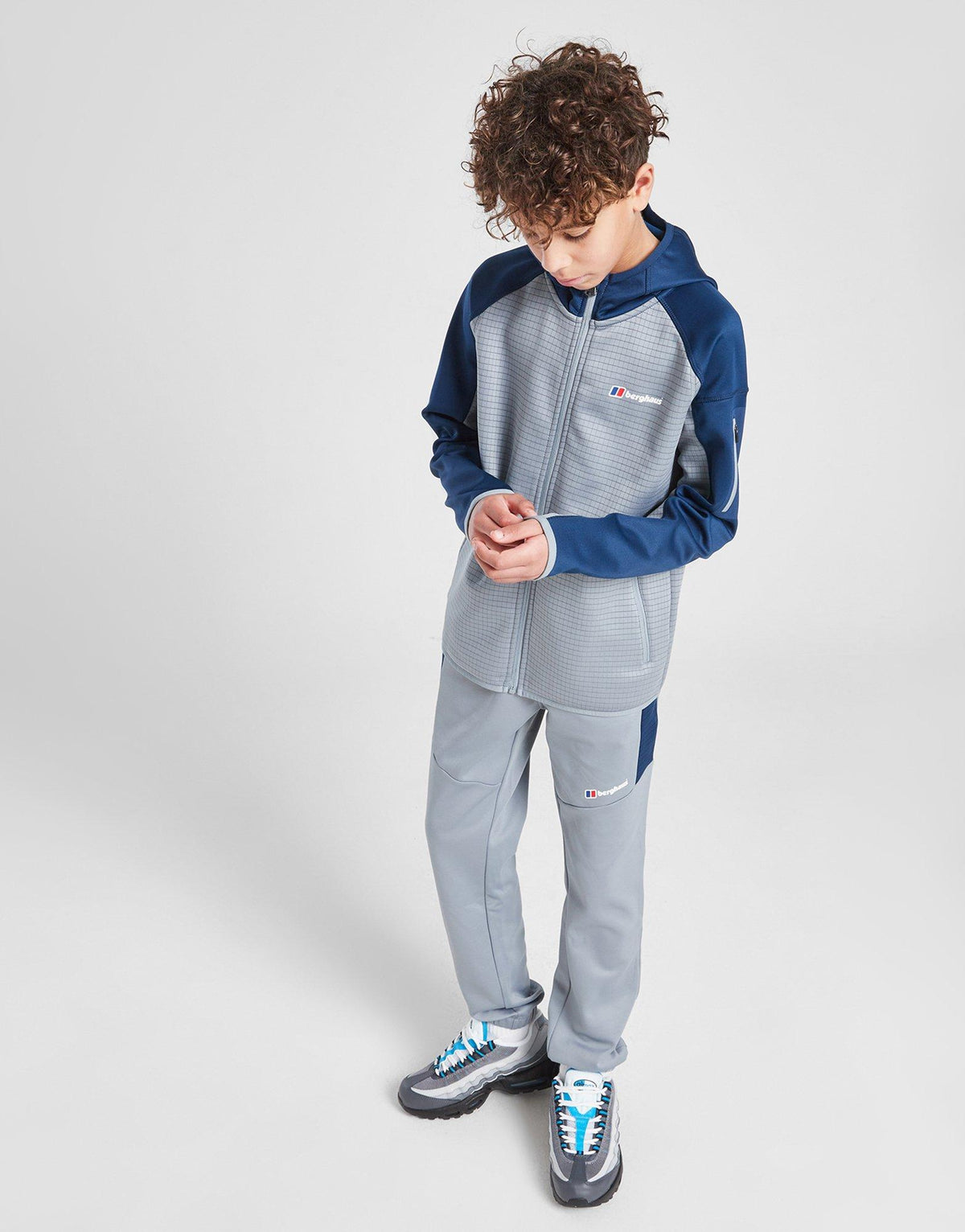 Grid Full-Zip Hoodie Junior's