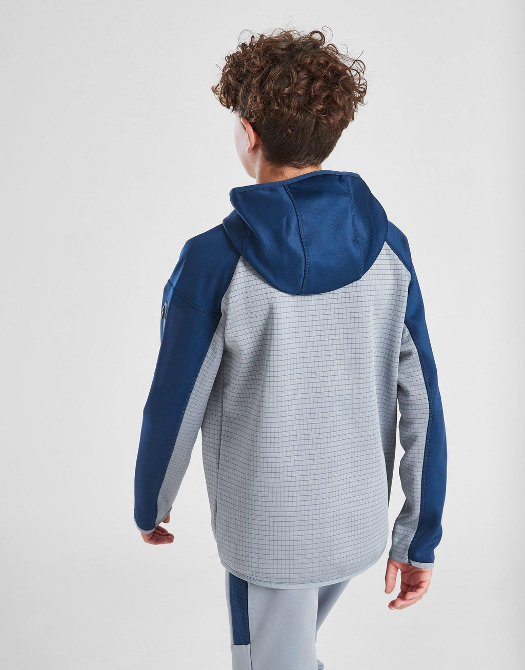 Grid Full-Zip Hoodie Junior's