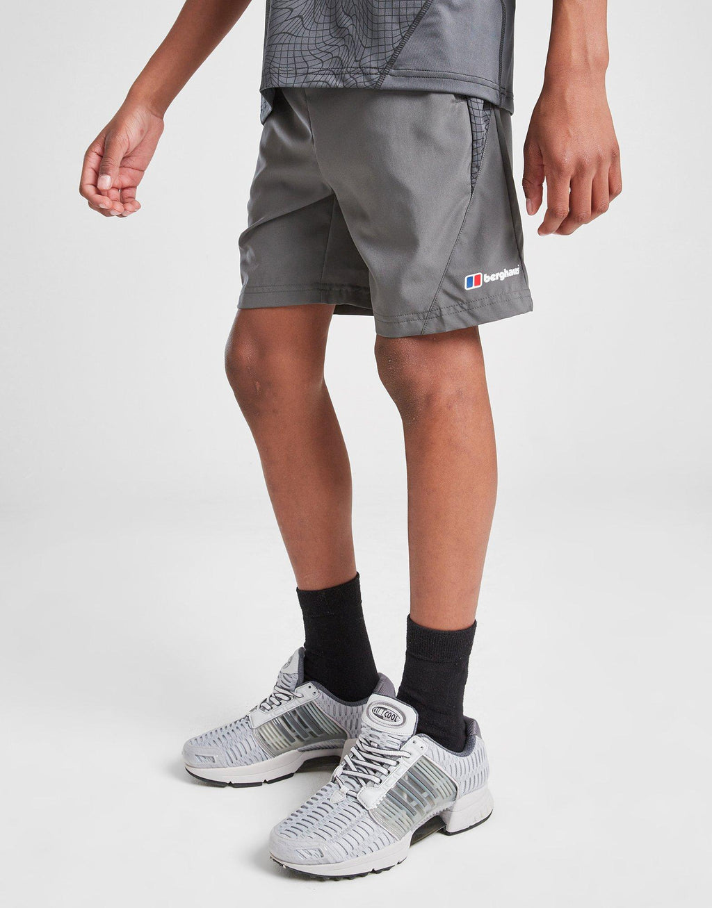 All Over Print Grid Shorts Junior