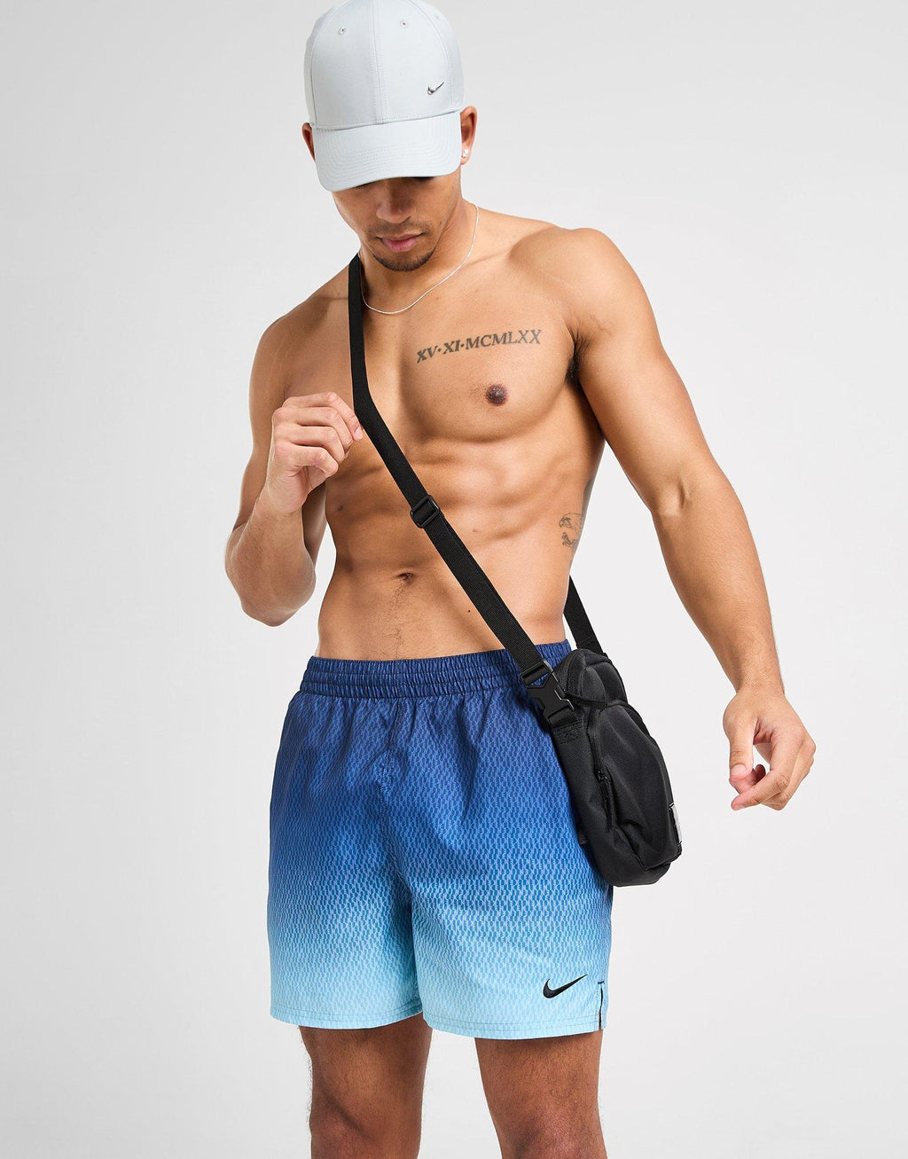 All Over Print Fade Swim Shorts