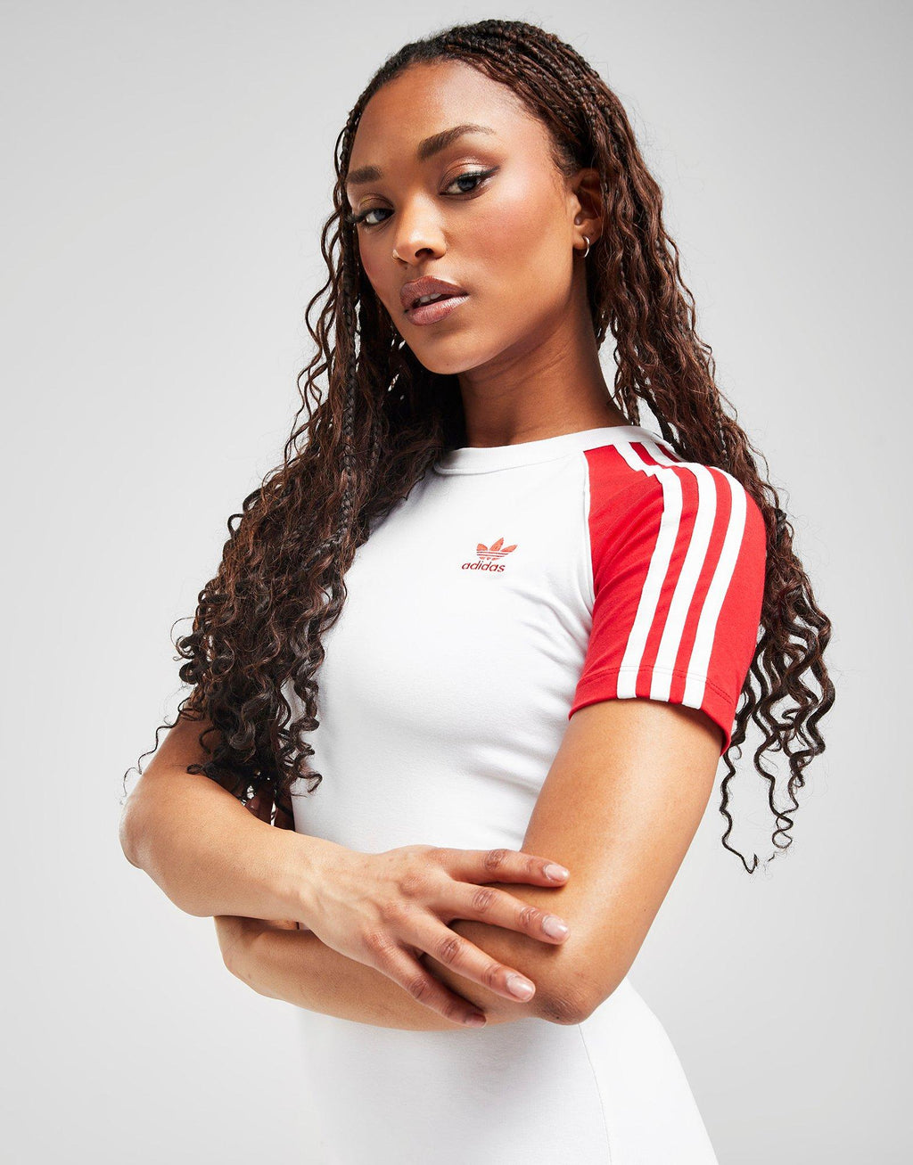 Adicolor 3-Stripes Raglan Short Sleeve Dress