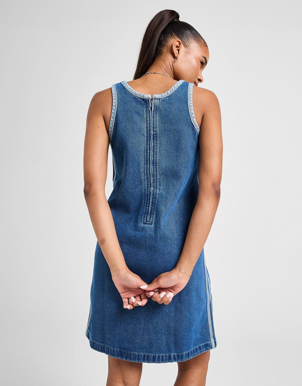 3-Stripes Denim Dress