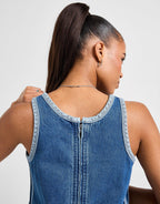 3-Stripes Denim Dress