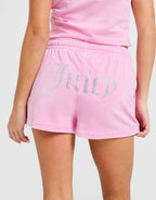 Diamante Heart Logo Shorts
