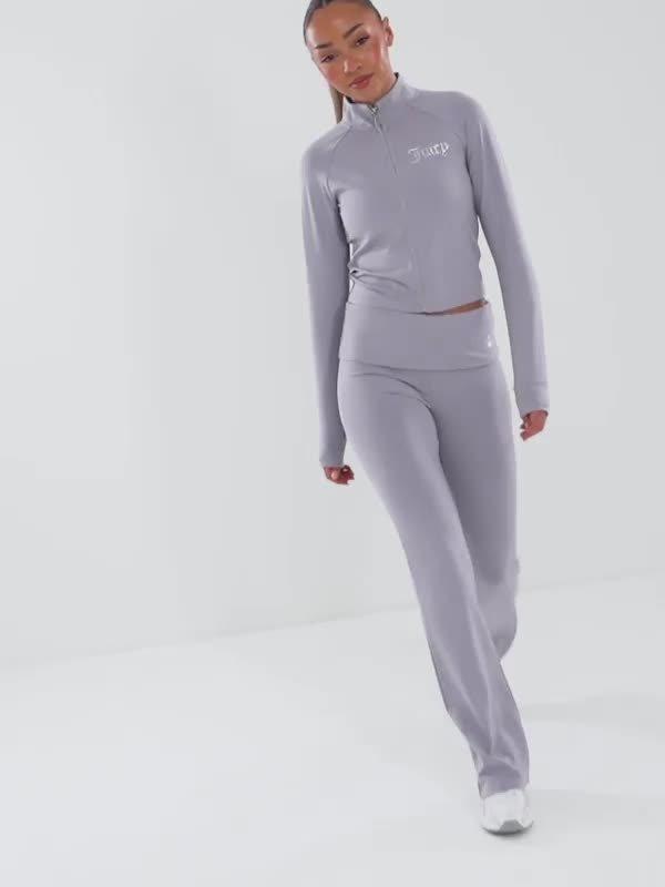 Diamante Fitted Full Zip Top