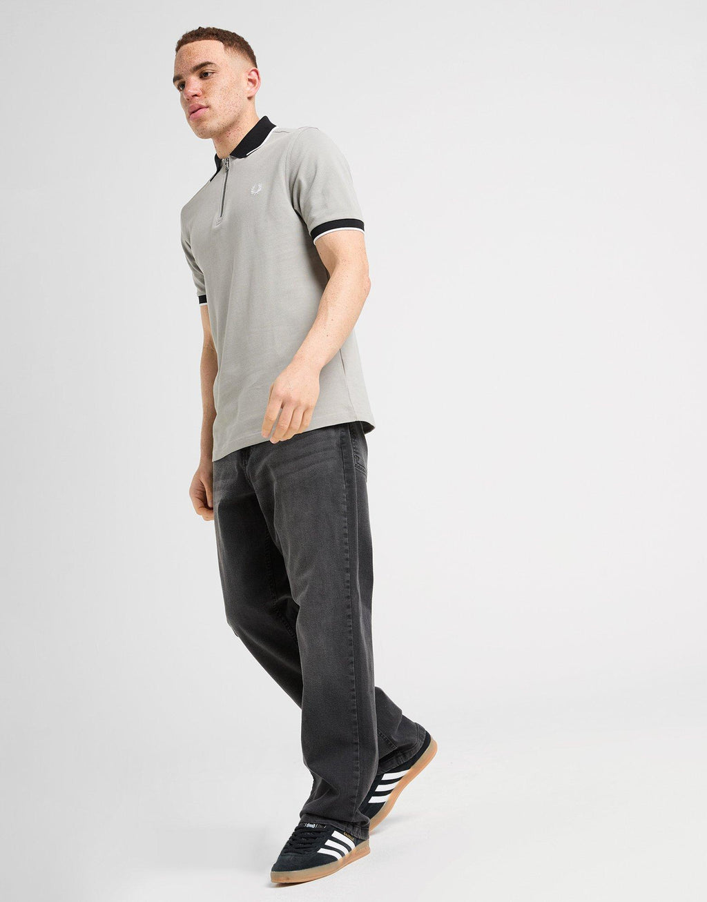 Zipped Polo Shirt
