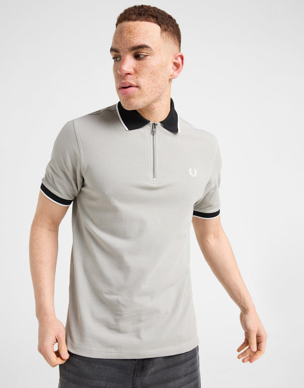 Zipped Polo Shirt