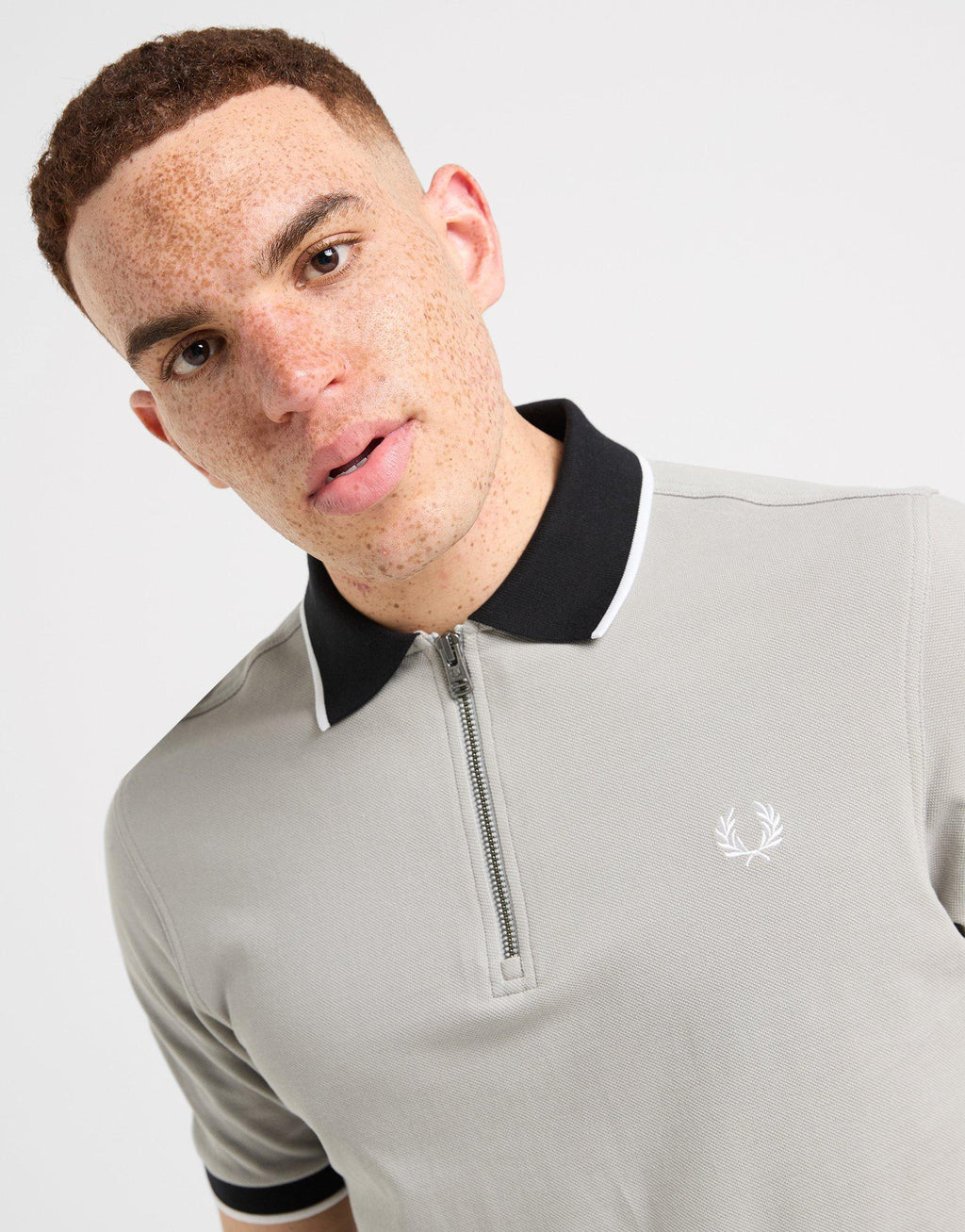 Zipped Polo Shirt