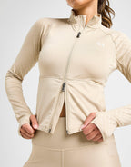 Emblem All Over Print Full Zip Top