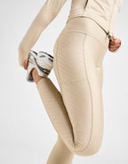 Embossed All Over Print Leggings