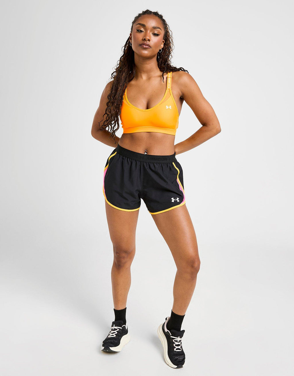 Wordmark Strappy Sports Bra