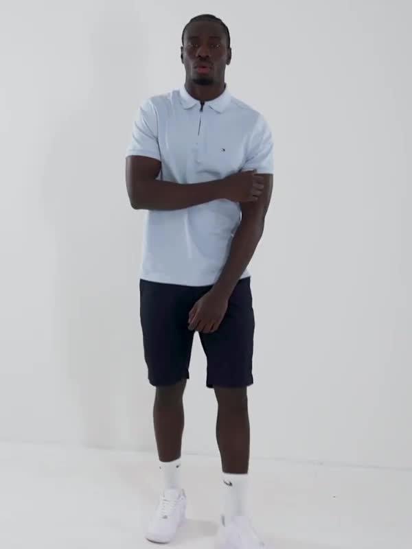Zipped Polo Shirt