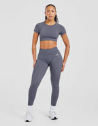 Adapt Seamless Short Sleeve Crop Top