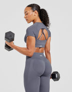 Adapt Seamless Short Sleeve Crop Top
