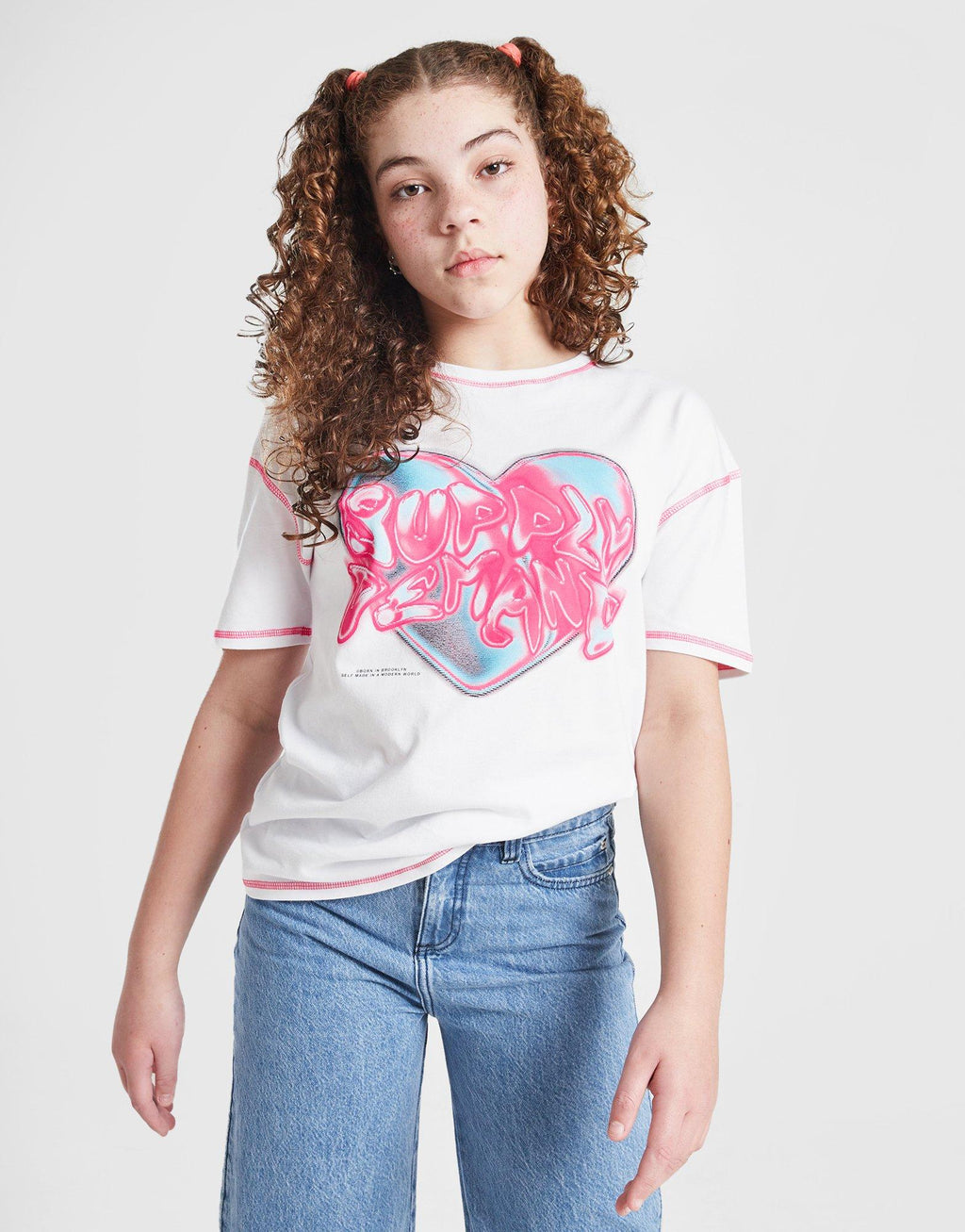 Girls' Heart T-Shirt Junior