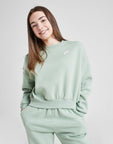 Club Fleece Boxy Crew Sweatshirt Junior's