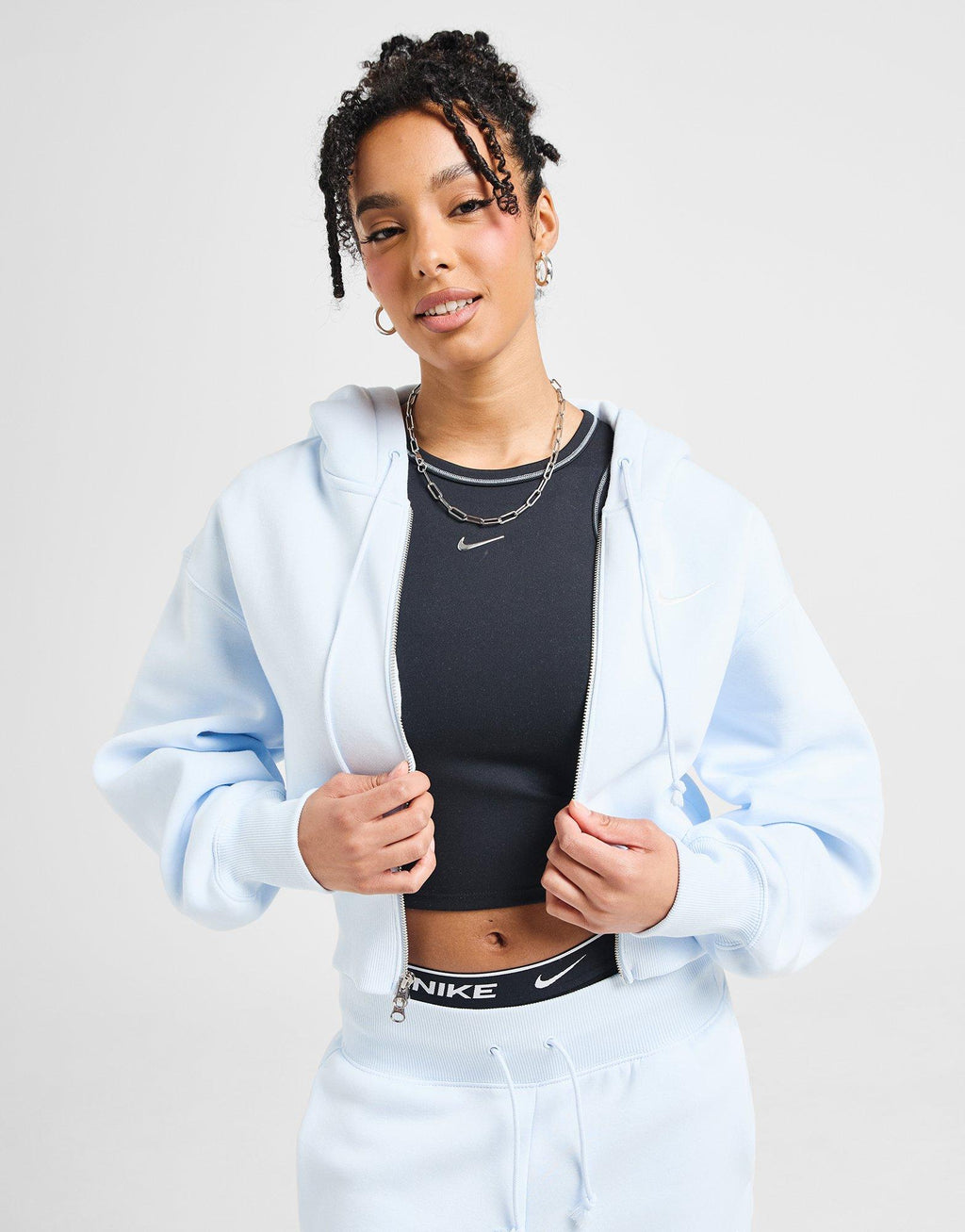 Phoenix Crop Full Zip Hoodie