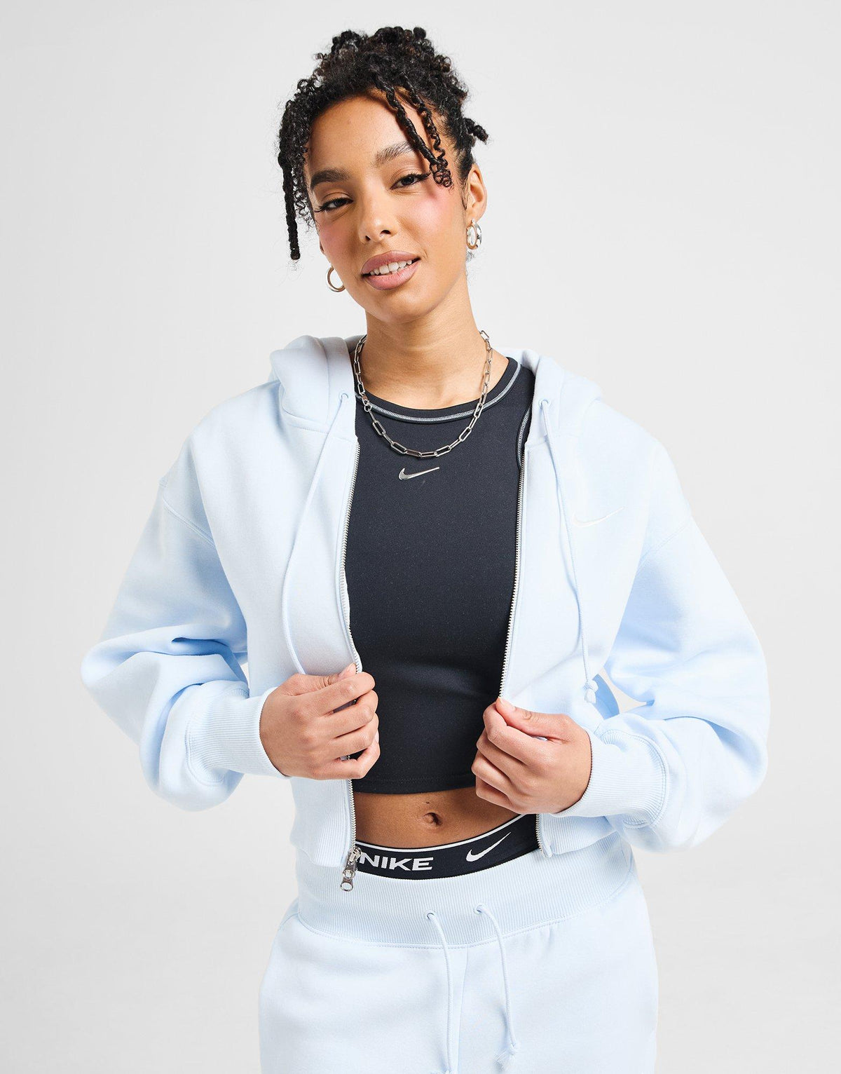 Phoenix Crop Full Zip Hoodie