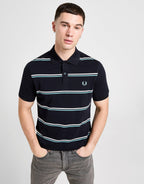 Horizontal Stripe Polo Shirt