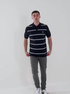 Horizontal Stripe Polo Shirt
