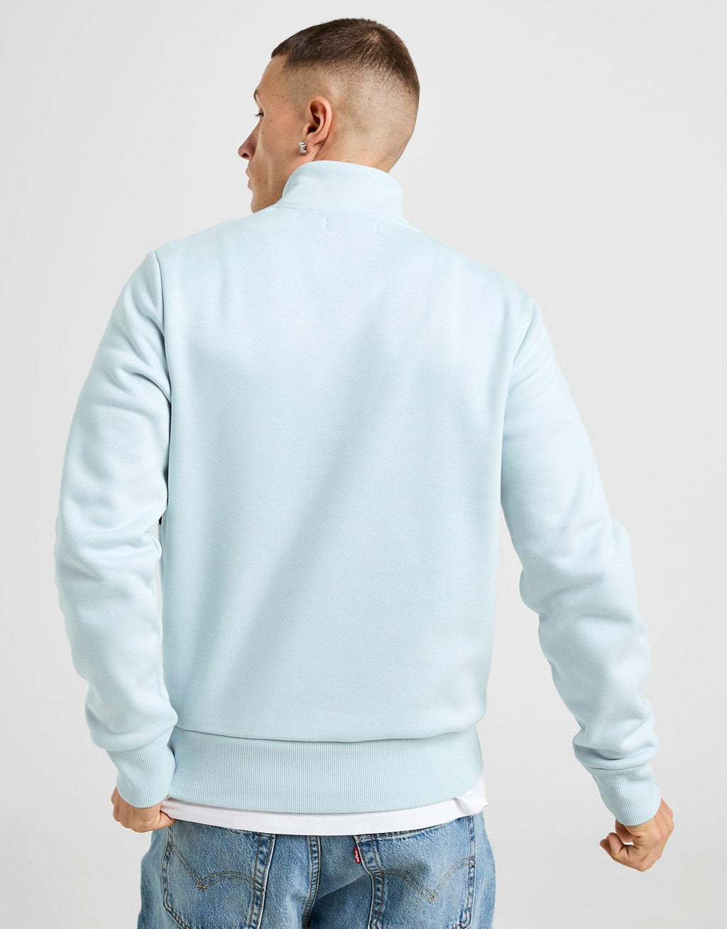 Cut & Sew 1/2 Zip Sweatshirt