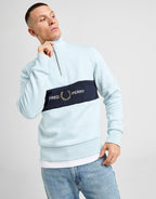 Cut & Sew 1/2 Zip Sweatshirt