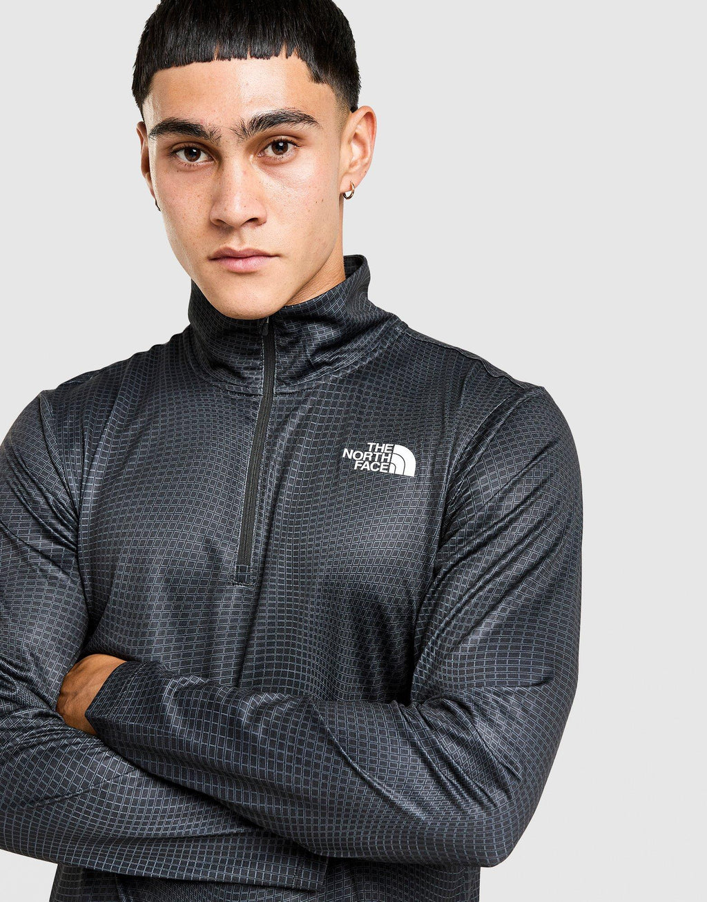 24/7 1/4 Zip Grid Top