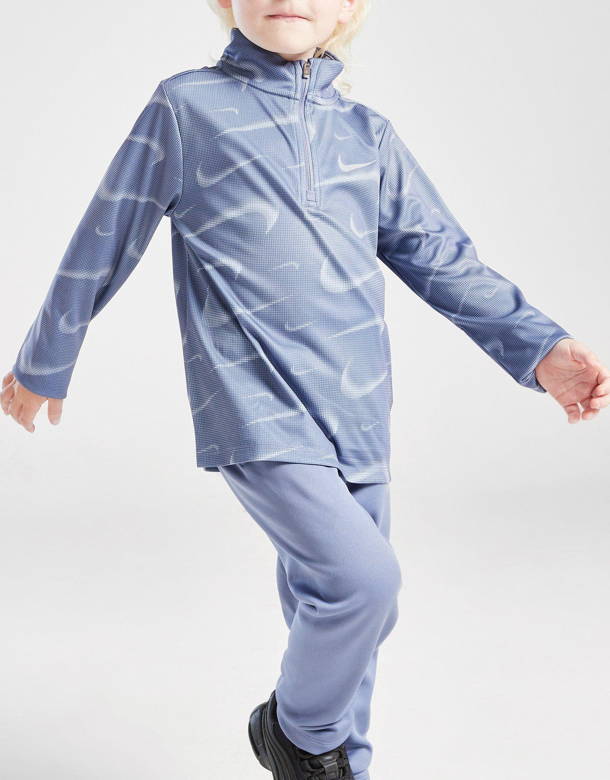 Pacer All Over Print 1/4 Zip Tracksuit Children