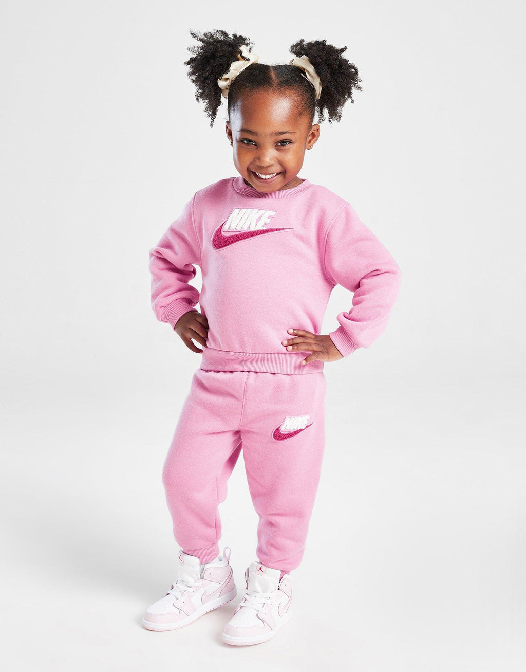 Girls' Chenille Crew Tracksuit Infant