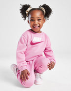 Girls' Chenille Crew Tracksuit Infant
