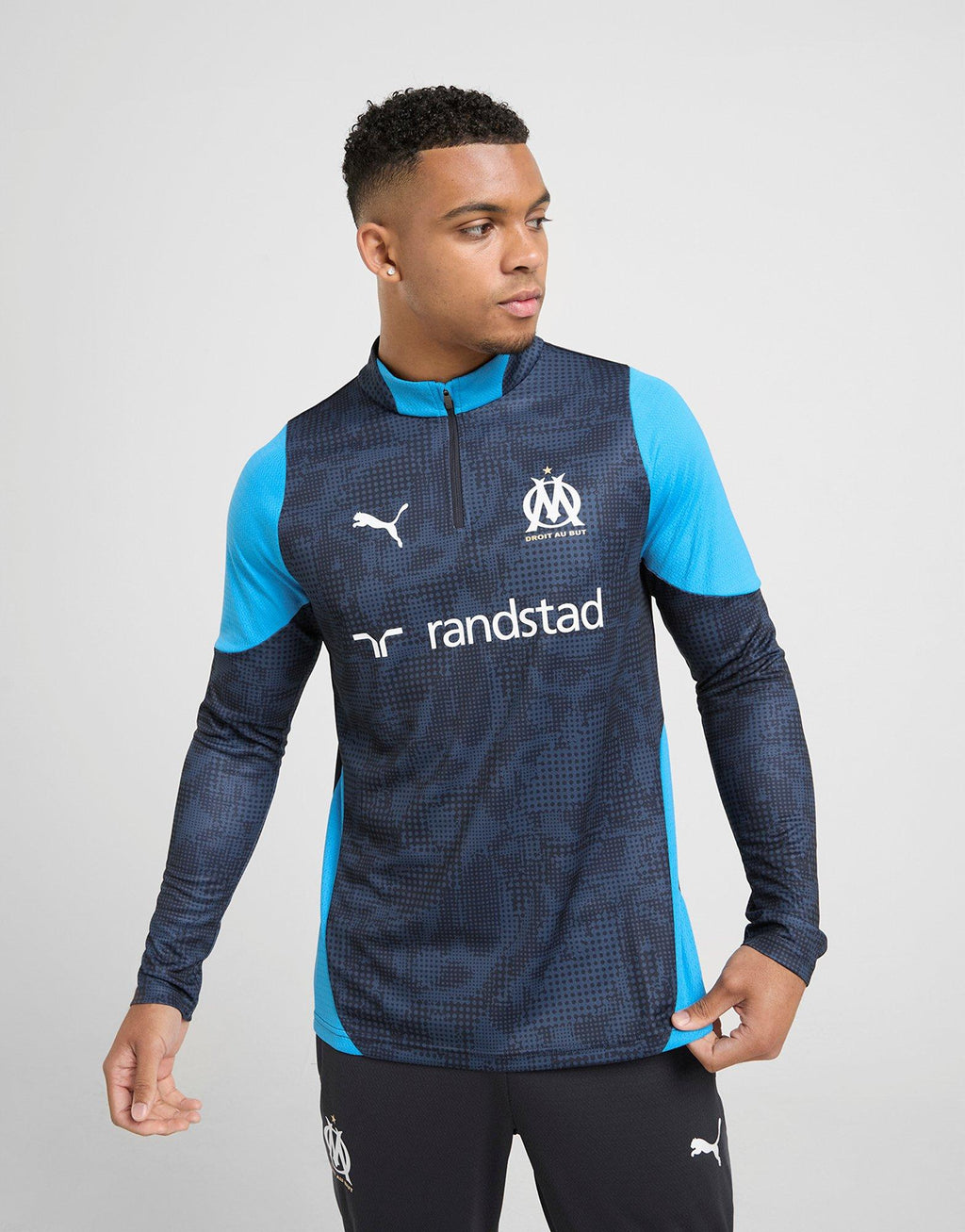 Olympique Marseille 1/4 Zip Training Top