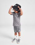 Monogram All Over Print T-Shirt/Shorts Set Infant