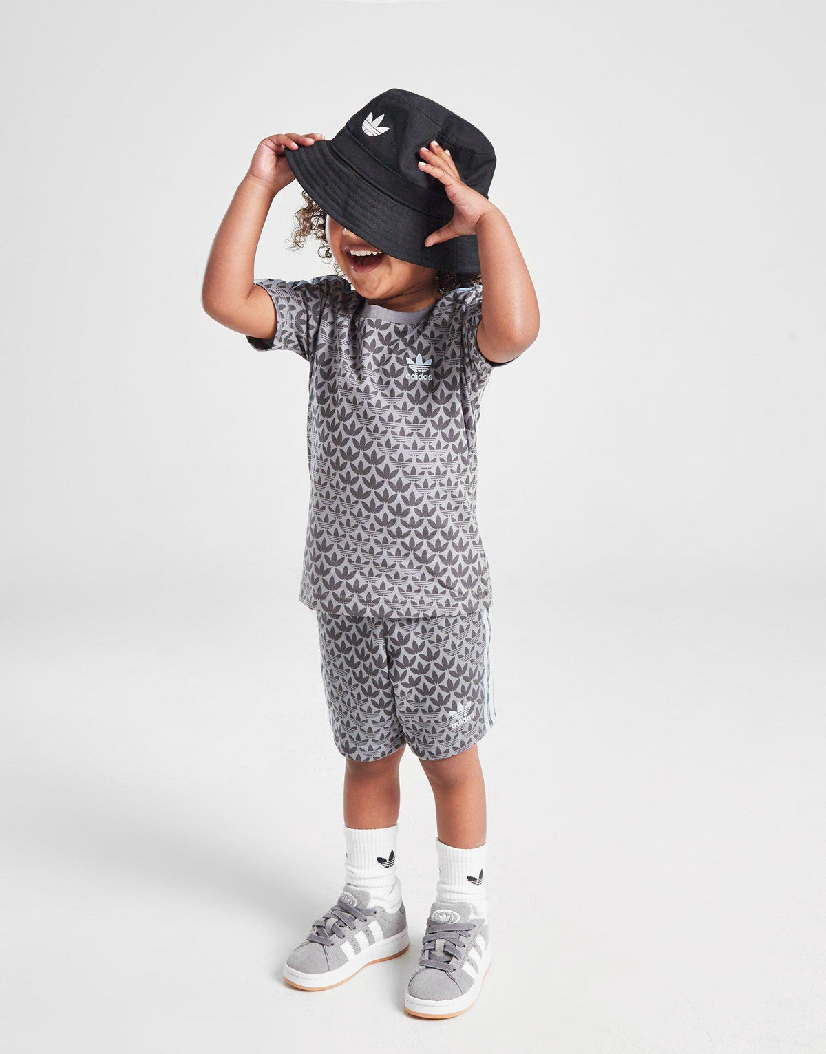 Monogram All Over Print T-Shirt/Shorts Set Infant