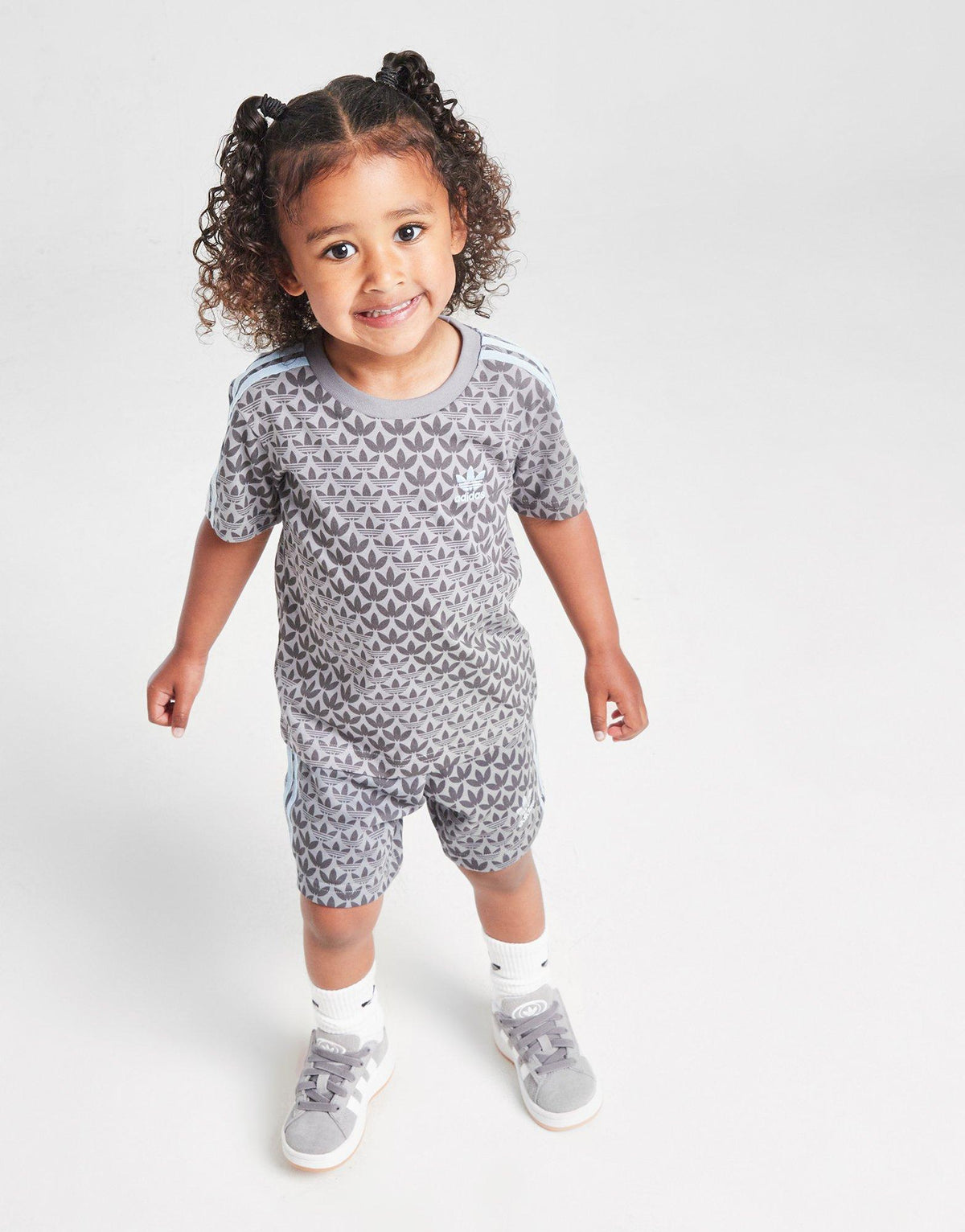 Monogram All Over Print T-Shirt/Shorts Set Infant