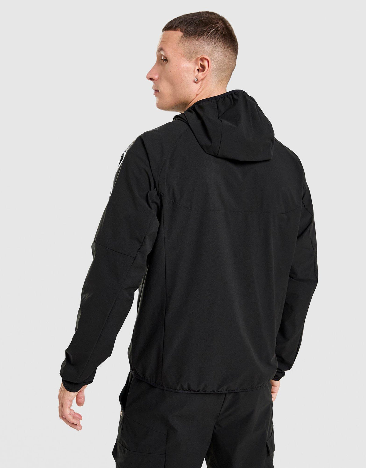 Tape Woven Hooded Jacket