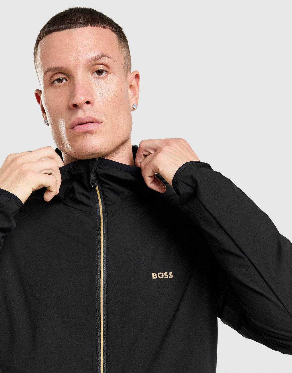 Tape Woven Hooded Jacket