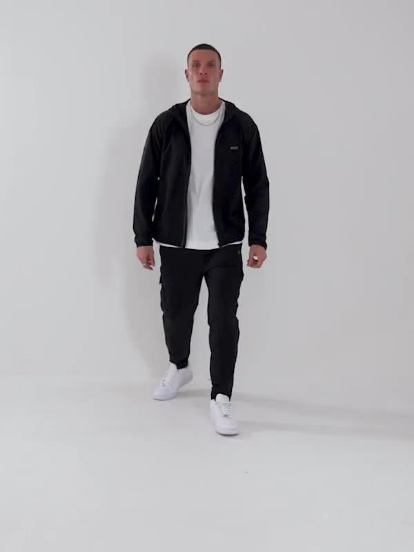 Tape Woven Hooded Jacket