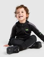 Poly Colour Block 1/4 Zip Tracksuit Infant