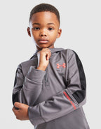 Poly Colour Block 1/4 Zip Tracksuit Children
