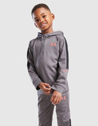 Poly Colour Block 1/4 Zip Tracksuit Children