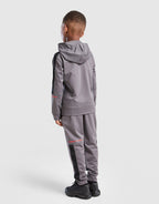 Poly Colour Block 1/4 Zip Tracksuit Children